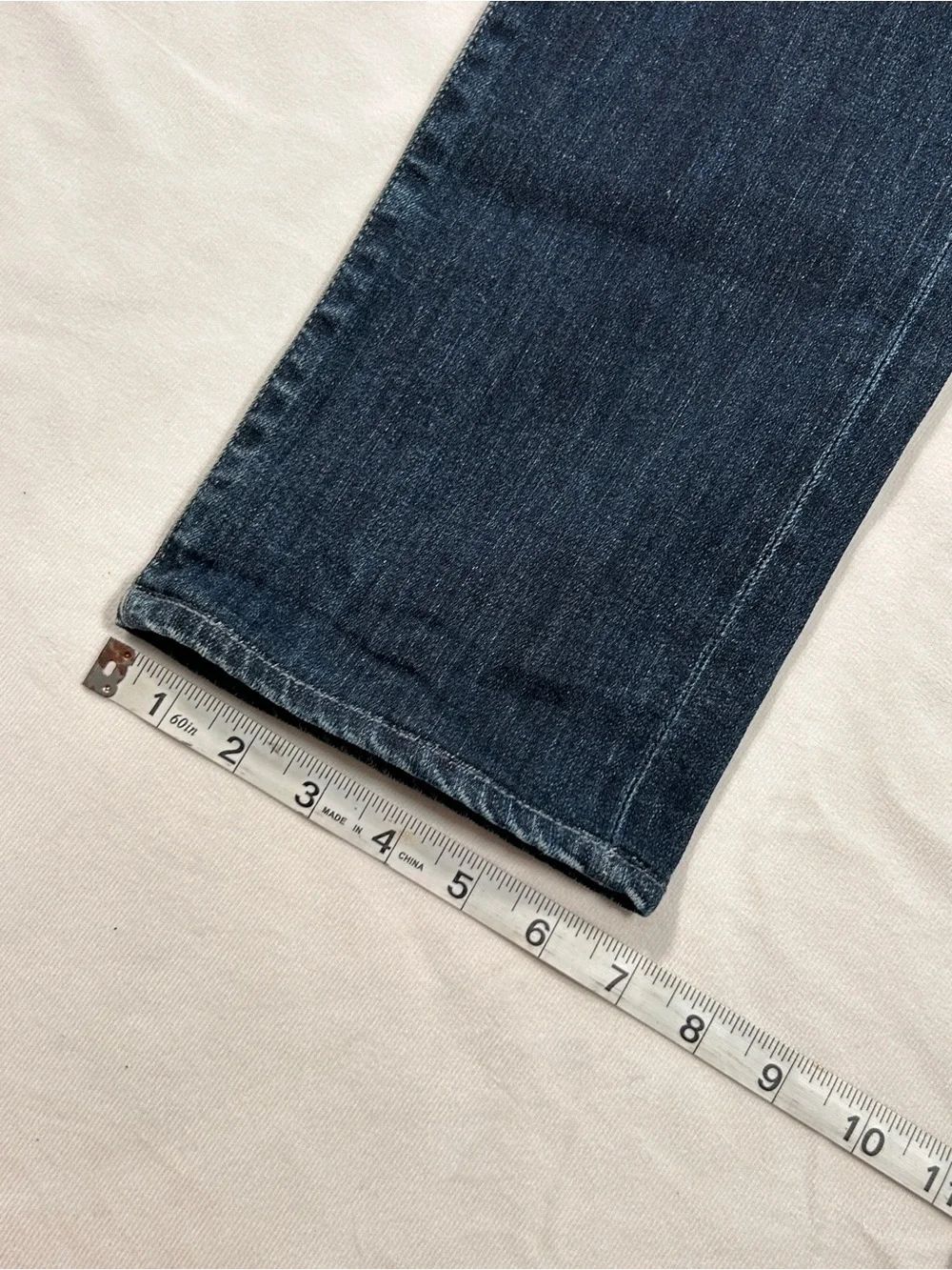 AG Adriano Goldschmied Blue Denim Matchbox Slim Straight Jeans Medium Wash